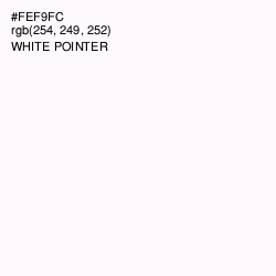 #FEF9FC - White Pointer Color Image